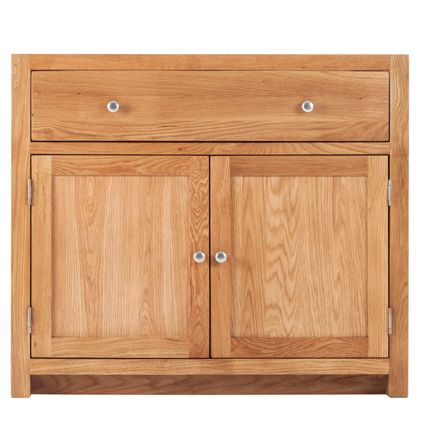 Oak Large Base Cabinet with 2 Doors and 1 Drawer