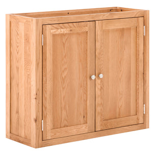 Oak Large 2 Door Wall Cabinet