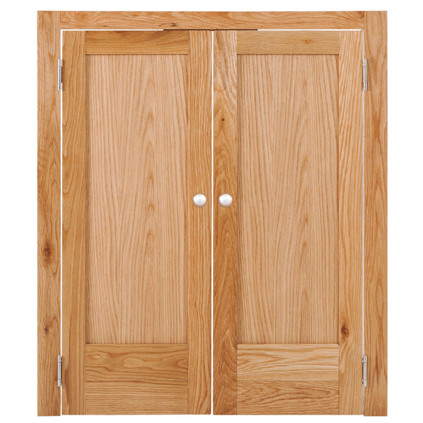 Non-Integrated Appliance Frame and Doors in Oak