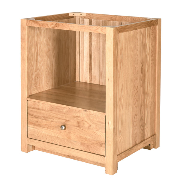 Oak Single undercounter oven cabinet